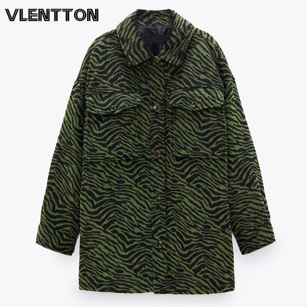 2021 autumn winter vintage zebra print shirt jacket women chic button loose warm coat female casual outwear ladies, Black;brown
2021 autumn winter vintage zebra print shirt jacket women chic button loose warm coat female casual outwear ladies, Black;brown