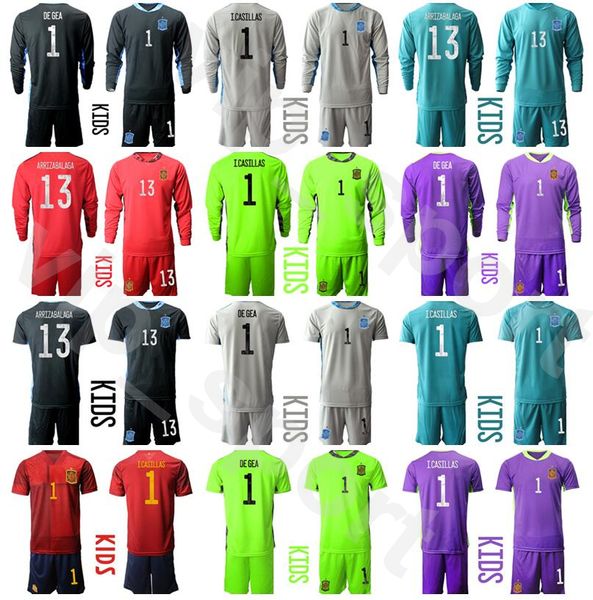 goalie spain kids de gea youth pepe reina jersey set long sleeve goalkeeper soccer 13 arrizabalaga 1 casillas 23 simon football shirt kits, Black
goalie spain kids de gea youth pepe reina jersey set long sleeve goalkeeper soccer 13 arrizabalaga 1 casillas 23 simon football shirt kits, Black