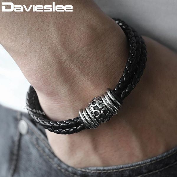 link, chain davieslee mens 3 strands braided leather bracelet 2021 stainless steel magnetic clasps black bracelets for men ldlb105
link, chain davieslee mens 3 strands braided leather bracelet 2021 stainless steel magnetic clasps black bracelets for men ldlb105
