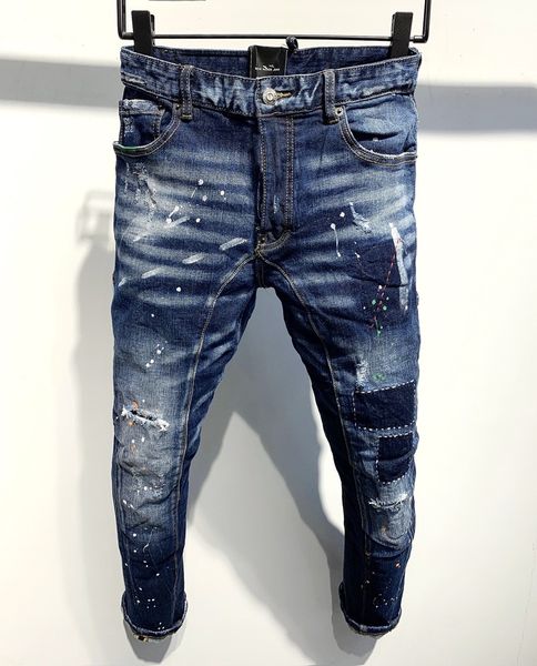 2021 new brand of fashionable european and american mens casual jeans highgrade washing pure hand grinding quality optimization la3720, Blue
2021 new brand of fashionable european and american mens casual jeans highgrade washing pure hand grinding quality optimization la3720, Blue