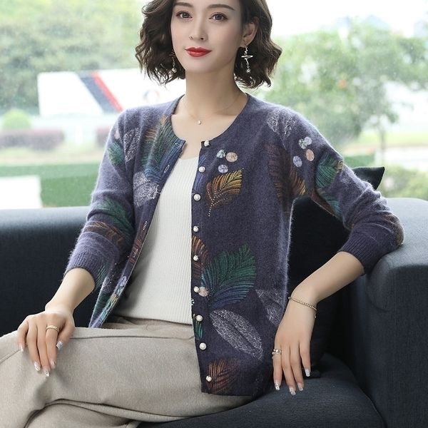 fashion leaf print women knitted cardigan sweater o-neck buttons short cardigan jumper casual female ladies outwear 201202, White;black
fashion leaf print women knitted cardigan sweater o-neck buttons short cardigan jumper casual female ladies outwear 201202, White;black