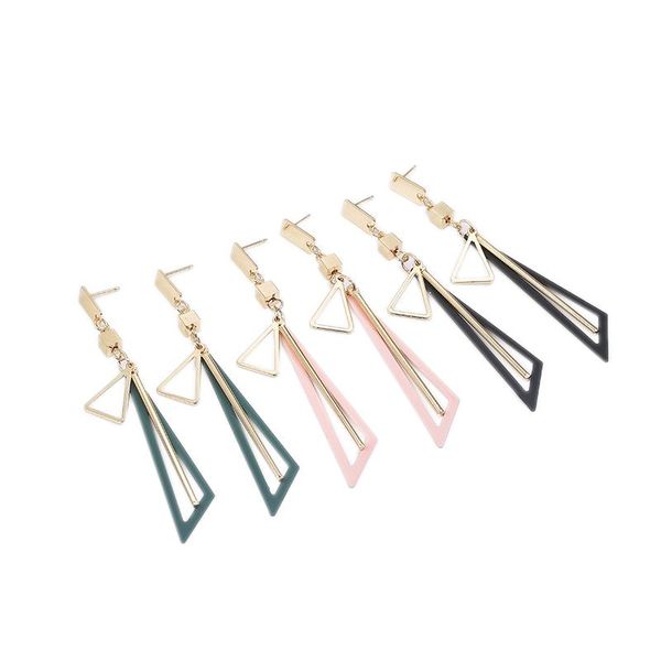 creative geometric triple-cornered earrings simple and colorful triple-cornered earrings 3 pairs, Golden;silver
creative geometric triple-cornered earrings simple and colorful triple-cornered earrings 3 pairs, Golden;silver