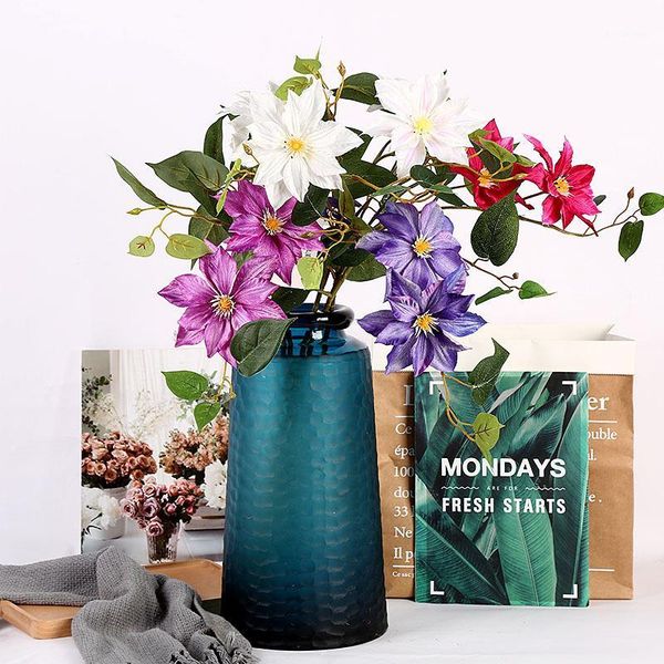1pc /3heads artificial flower clematis silk flower diy garden balcony home decoration green plant decoration props supplies 80cm1
1pc /3heads artificial flower clematis silk flower diy garden balcony home decoration green plant decoration props supplies 80cm1