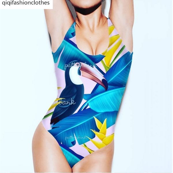 2019 single tropical rain forest wind big beaked bird holiday cover belly show thin spring one piece swimsuit girl, White;black
2019 single tropical rain forest wind big beaked bird holiday cover belly show thin spring one piece swimsuit girl, White;black
