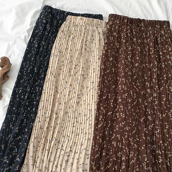 flower vintage maxi skirt women casual elastic high waist a-line fashion long skirt female black brown bottoms
flower vintage maxi skirt women casual elastic high waist a-line fashion long skirt female black brown bottoms