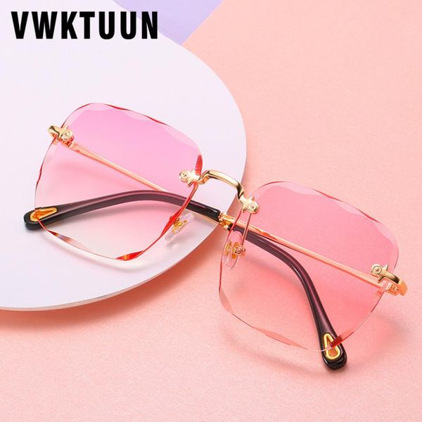vwktuun sunglasses women square vintage retro sun glasses for female rimless frame driving glasses gold metal irregular eyewear, White;black
vwktuun sunglasses women square vintage retro sun glasses for female rimless frame driving glasses gold metal irregular eyewear, White;black