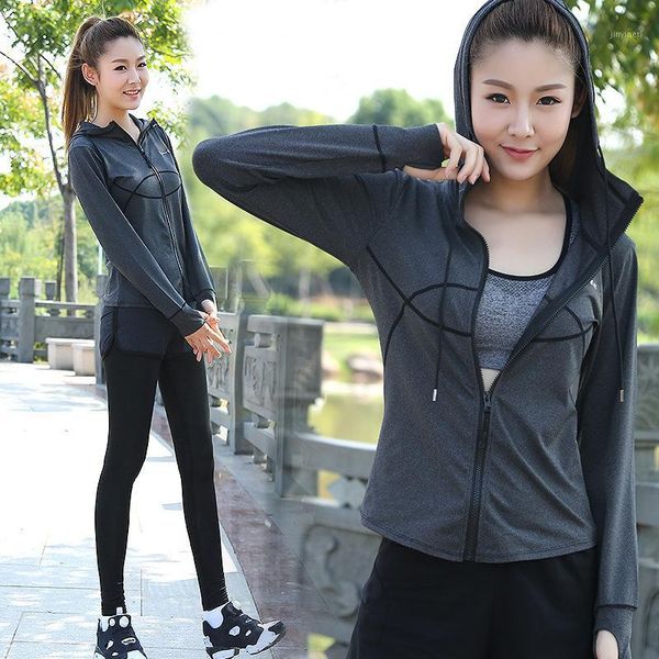 autumn hooded zipper long sleeve women sports running jacket sweatshirt quick dry workout active wear slim fitness coat1, Black;red
autumn hooded zipper long sleeve women sports running jacket sweatshirt quick dry workout active wear slim fitness coat1, Black;red