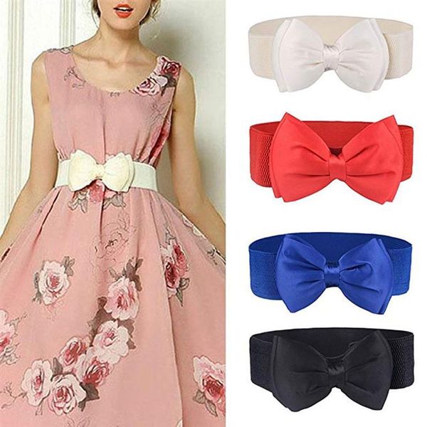 summer elegant sweet big bow waistband elastic vintage casual stretch belts perfect accessory women girls dress for all seasons, Black;brown
summer elegant sweet big bow waistband elastic vintage casual stretch belts perfect accessory women girls dress for all seasons, Black;brown