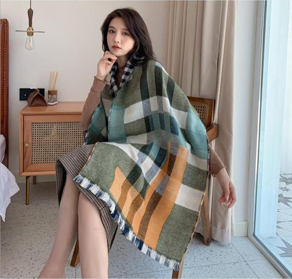scarves double side plaid winter scarf weave women cashmere warm foulard jacquard female thick soft bufanda shawl wraps, Blue;gray
scarves double side plaid winter scarf weave women cashmere warm foulard jacquard female thick soft bufanda shawl wraps, Blue;gray