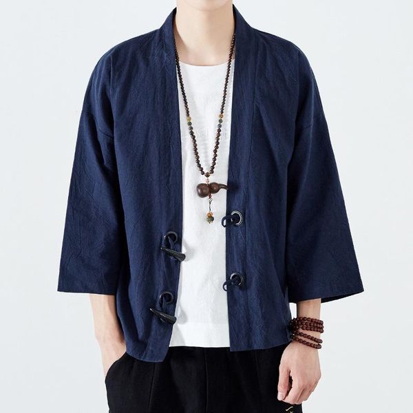 men's jackets #4334 vintage kimono cardigan jacket men japanese style horn button linen windbreaker coat cloak plus size 5xl loose, Black;brown
men's jackets #4334 vintage kimono cardigan jacket men japanese style horn button linen windbreaker coat cloak plus size 5xl loose, Black;brown