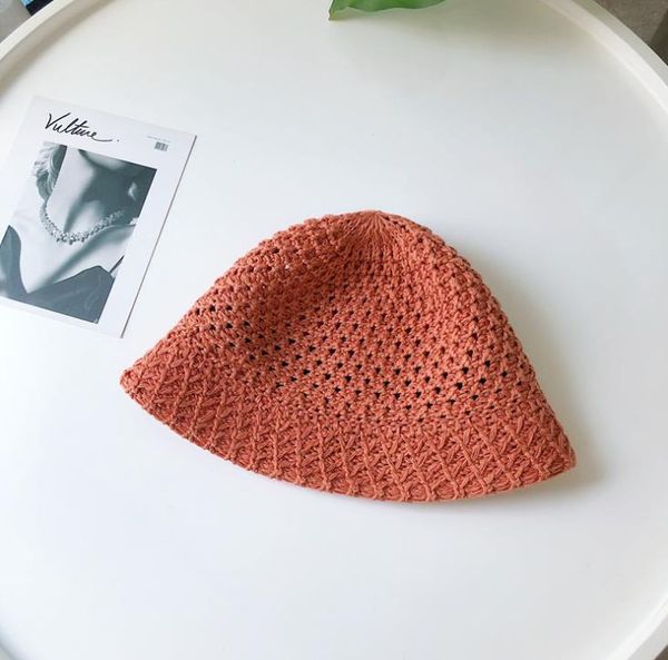 wide brim hats korean summer sweet cute girl knitted bucket hat fashion crochet sun visor breathable seaside straw cap, Blue;gray
wide brim hats korean summer sweet cute girl knitted bucket hat fashion crochet sun visor breathable seaside straw cap, Blue;gray