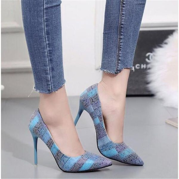 dress shoes plus size 34-42 color matching women printed stilettos high heels shallow pointed toe pumps, Black
dress shoes plus size 34-42 color matching women printed stilettos high heels shallow pointed toe pumps, Black