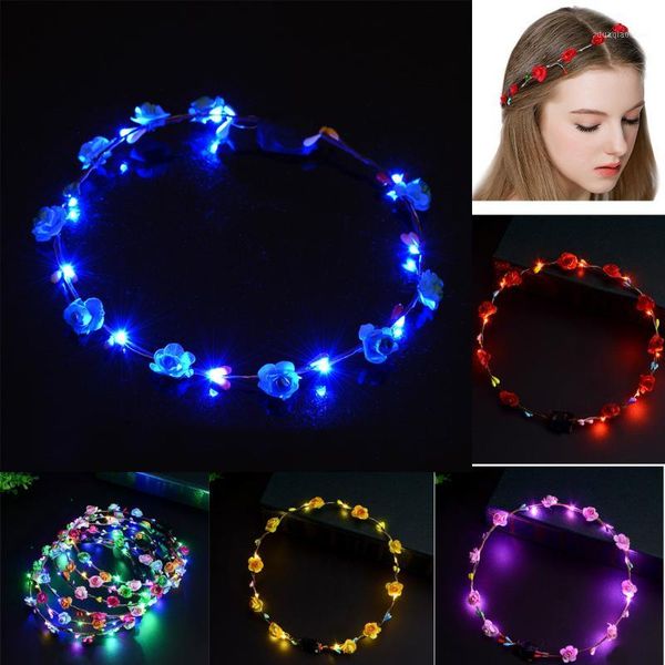 led flower wreath garland glowing vine headband floral head wreath crown bloemenslinger bridal headdress hawaii decorations1
led flower wreath garland glowing vine headband floral head wreath crown bloemenslinger bridal headdress hawaii decorations1