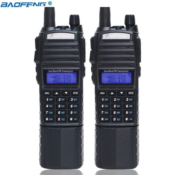 walkie talkie 2pcs baofeng uv-82 3800mah battery dual p portable two way radio vhf uhf 5w ham cb hunting transceiver
walkie talkie 2pcs baofeng uv-82 3800mah battery dual p portable two way radio vhf uhf 5w ham cb hunting transceiver