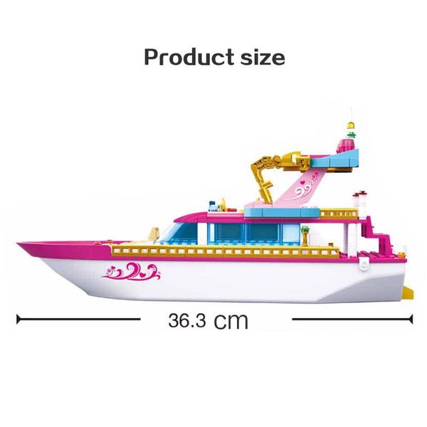 212pcs pink dream holiday yacht building blocks sets sightseeing boat model assembly kit friends educational brick toys for girl wmtdmn
212pcs pink dream holiday yacht building blocks sets sightseeing boat model assembly kit friends educational brick toys for girl wmtdmn