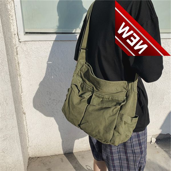 multi pockets canvas big size handbag female male teenager student over large high street hip hop fabric zipper messenger bag
multi pockets canvas big size handbag female male teenager student over large high street hip hop fabric zipper messenger bag