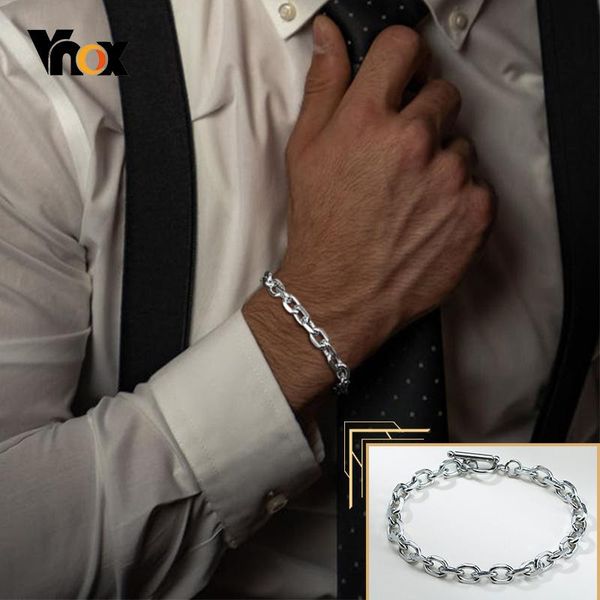 vnox basic 8/10/12 mm wide stainless steel o link chain bracelets for men women with stainless steel toggle clasp closure, Black
vnox basic 8/10/12 mm wide stainless steel o link chain bracelets for men women with stainless steel toggle clasp closure, Black