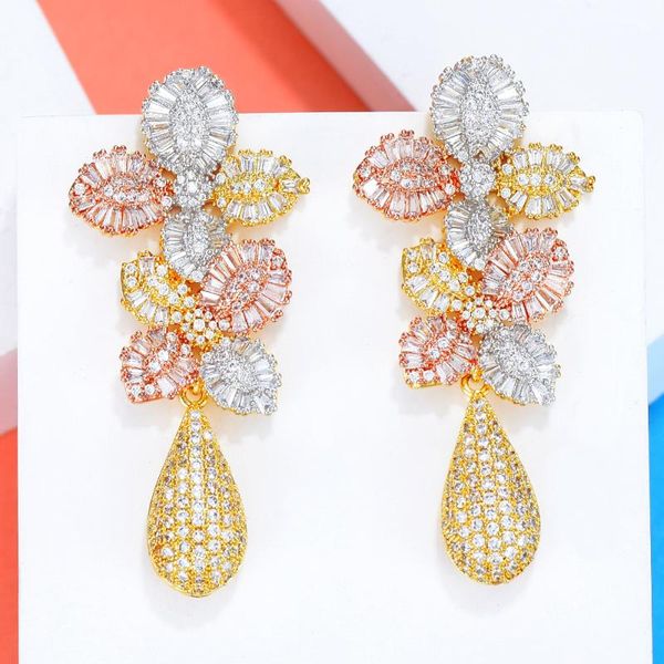 dangle & chandelier godki 50mm luxury 3 tone flower long earrings for women wedding fu cubic zircon crystal cz dubai bridal, Silver
dangle & chandelier godki 50mm luxury 3 tone flower long earrings for women wedding fu cubic zircon crystal cz dubai bridal, Silver