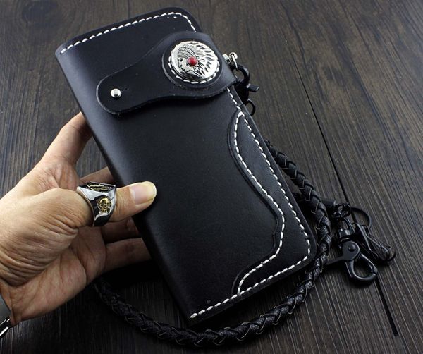 designer wallet new geniune leather men long wallet trucker purse w/ rider chain black, Red;black
designer wallet new geniune leather men long wallet trucker purse w/ rider chain black, Red;black