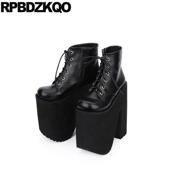 12 44 shoes exotic dancer booties gothic platform boots punk harajuku chunky high heel waterproof 10 big size 20cm 8 inch women, Black
12 44 shoes exotic dancer booties gothic platform boots punk harajuku chunky high heel waterproof 10 big size 20cm 8 inch women, Black