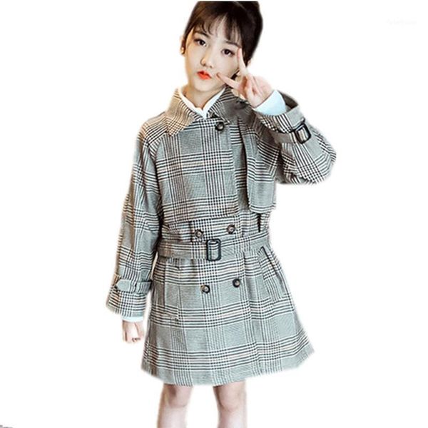 kids girl overcoat england fashion trench coat double breasted jacket for girl teens spring fall clothing plaid, Blue;gray
kids girl overcoat england fashion trench coat double breasted jacket for girl teens spring fall clothing plaid, Blue;gray