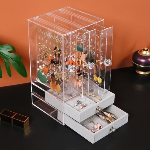 high-end earrings plastic storage box portable earrings drawer transparent dust-proof display box makeup jewelry rack organizer, Pink;blue
high-end earrings plastic storage box portable earrings drawer transparent dust-proof display box makeup jewelry rack organizer, Pink;blue