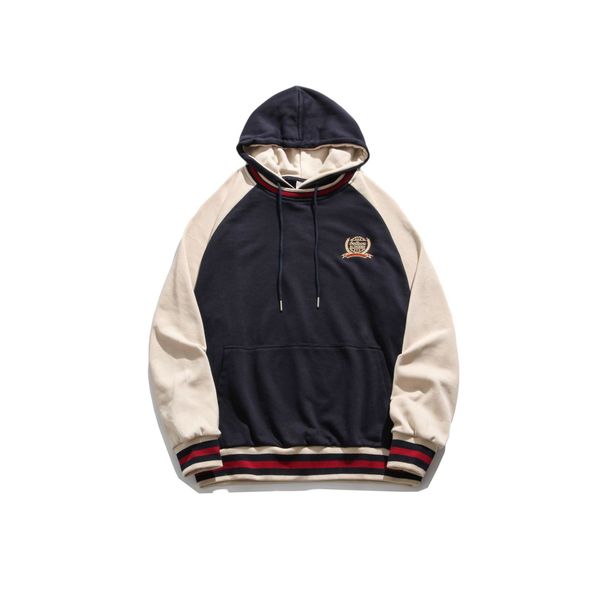 2021 college shoulder long sleeves male suit and female version retro-wind hoodie jacket in hong kong. uwov, Black
2021 college shoulder long sleeves male suit and female version retro-wind hoodie jacket in hong kong. uwov, Black