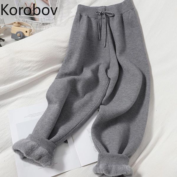 korobov autumn winter new chic streetwear women trousers vintage solid korean harem pants preppy style casual harajuku pants, Black;white
korobov autumn winter new chic streetwear women trousers vintage solid korean harem pants preppy style casual harajuku pants, Black;white