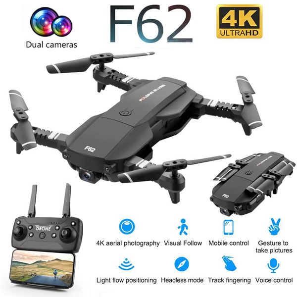 f62 foldable profissional drone with 4k hd dual camera wifi fpv optical flow wide angle rc helicopter quadrocopter toy sg106 e58
f62 foldable profissional drone with 4k hd dual camera wifi fpv optical flow wide angle rc helicopter quadrocopter toy sg106 e58
