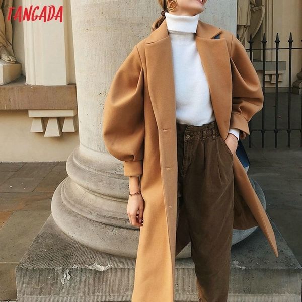 tangada winter women khaki woolen coat warm thick with slash elegant puff long sleeve coat female overcoat sp19 201103, Black
tangada winter women khaki woolen coat warm thick with slash elegant puff long sleeve coat female overcoat sp19 201103, Black