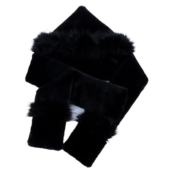 winter 2 in 1 hooded long scarf hat solid color fuzzy earflap cap neck warmer lx9e
winter 2 in 1 hooded long scarf hat solid color fuzzy earflap cap neck warmer lx9e