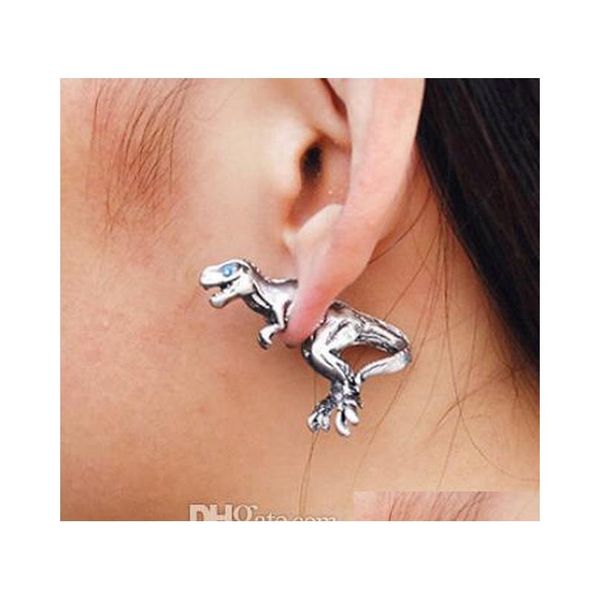 europe fashion jewelry women's dinosaur stud earrings punk style sin sqcfnc queen66, Golden;silver
europe fashion jewelry women's dinosaur stud earrings punk style sin sqcfnc queen66, Golden;silver