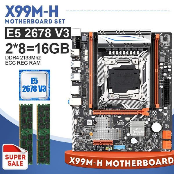 jingsha x99 lga 2011-3 motherboard combo xeon e5 2678 v3 and 2*8gb 2133mhz ecc reg memory support nvme m.2 usb3.0 sata 3.01
jingsha x99 lga 2011-3 motherboard combo xeon e5 2678 v3 and 2*8gb 2133mhz ecc reg memory support nvme m.2 usb3.0 sata 3.01