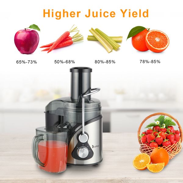 110v 800w stainless steel electric juicer 1000ml juice cup 1500ml pomace cup three-speed speed black vegetable and fruit juicer 
110v 800w stainless steel electric juicer 1000ml juice cup 1500ml pomace cup three-speed speed black vegetable and fruit juicer