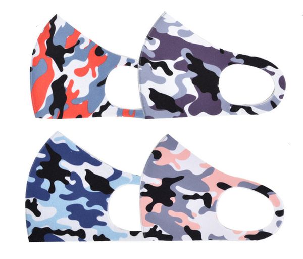 factory price men camouflage for wind dust and housekeeping women reusable washable 8 style designer mask