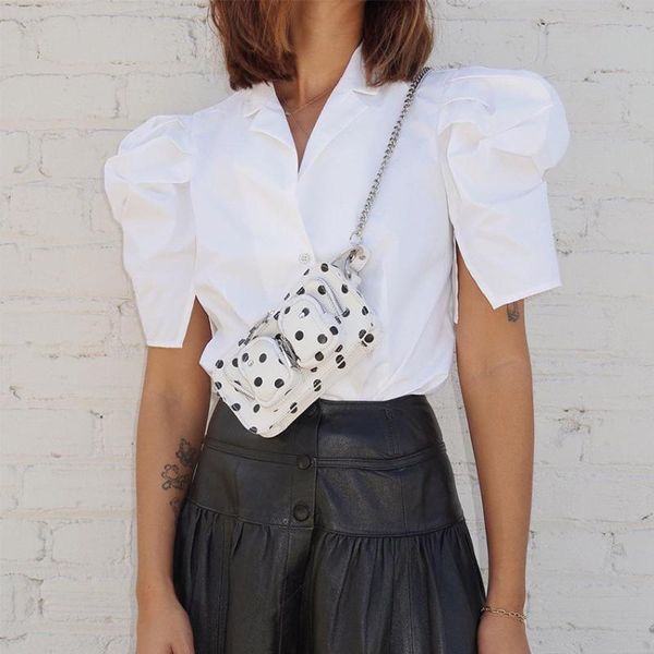elegant office lady women blouses 2020 summer woman shirt puff sleeve short sleeve woman blouse, White
elegant office lady women blouses 2020 summer woman shirt puff sleeve short sleeve woman blouse, White