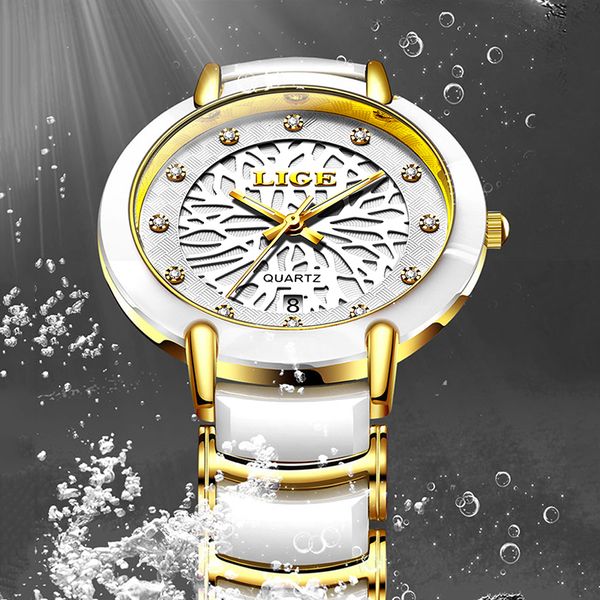 lige new couple watch white black genuine ceramic new brand watches ceramica quartz for men women wristwatch+box, Slivery;brown
lige new couple watch white black genuine ceramic new brand watches ceramica quartz for men women wristwatch+box, Slivery;brown