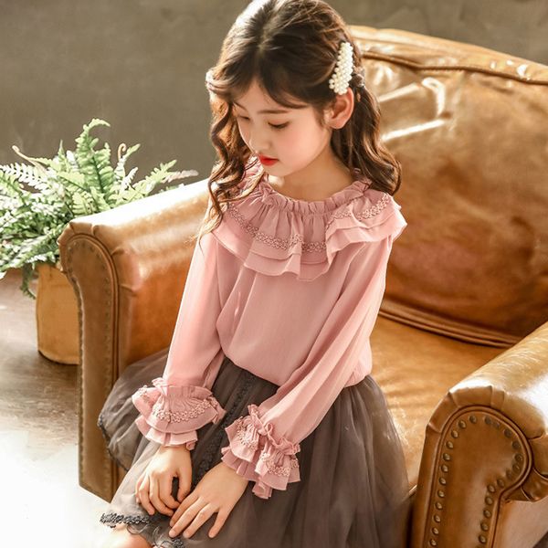 new girls blouse spring summer children chiffon shirt kids clothes long sleeve ruffle school girls blouse rt408 y200704, White;black
new girls blouse spring summer children chiffon shirt kids clothes long sleeve ruffle school girls blouse rt408 y200704, White;black