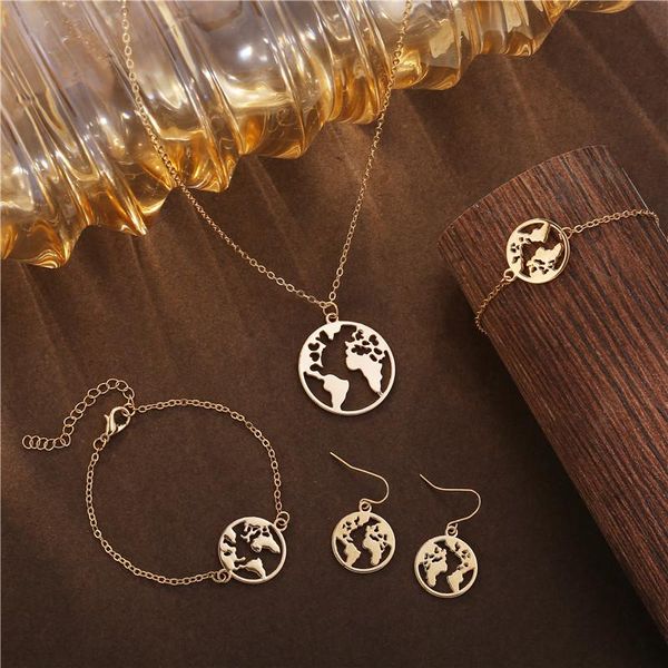 pendant necklaces fashion gold color globe earth necklace simple layered wanderlust travel jewelry, Silver
pendant necklaces fashion gold color globe earth necklace simple layered wanderlust travel jewelry, Silver