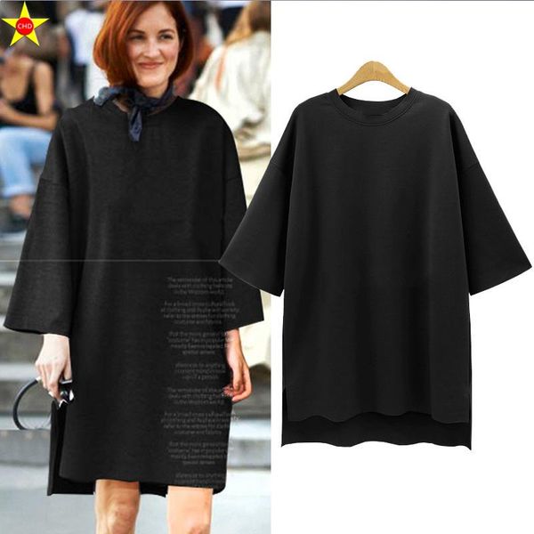 casual dresses l-5xl plus size women 2021 spring autumn fashion 3/4 sleeve dress vestidos extra large loose elegant, Black;gray
casual dresses l-5xl plus size women 2021 spring autumn fashion 3/4 sleeve dress vestidos extra large loose elegant, Black;gray