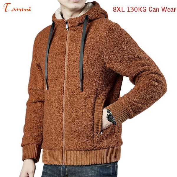 running jackets mxy lamb wool hooded sports sweater winter warm jacket 130kg can wear zipper keep large size 8xl1, Black;red
running jackets mxy lamb wool hooded sports sweater winter warm jacket 130kg can wear zipper keep large size 8xl1, Black;red