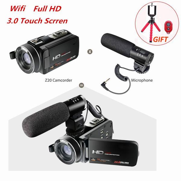 full hd 1080p 30fps wifi camcorder portable digital video camera with external microphone 3.0inch lcd touchscreen video recorder1
full hd 1080p 30fps wifi camcorder portable digital video camera with external microphone 3.0inch lcd touchscreen video recorder1