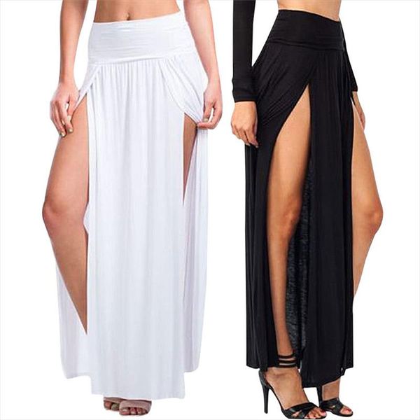 new women long pleated open slit high waist solid color skirt womens skirt drop shipping, Black
new women long pleated open slit high waist solid color skirt womens skirt drop shipping, Black