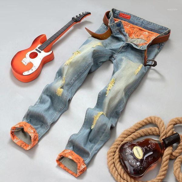 2021 spring autumn men's hole jeans male ripped skinny trousers classic style jeans denim pants trousers male1, Blue
2021 spring autumn men's hole jeans male ripped skinny trousers classic style jeans denim pants trousers male1, Blue