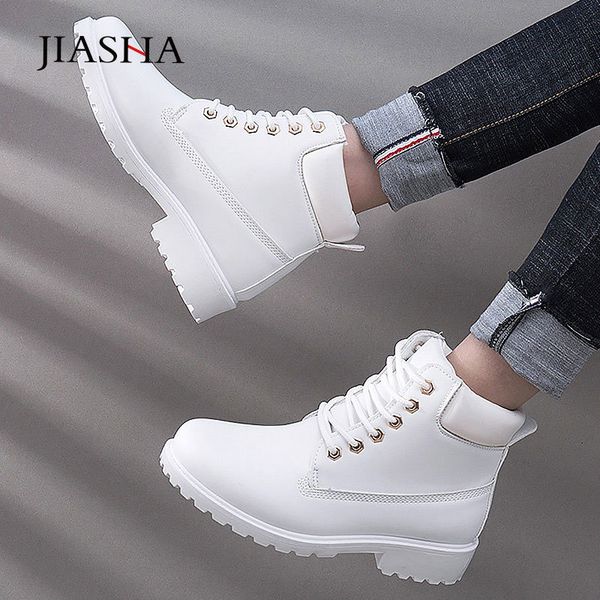 women winter boots 2019 fashion leather lace-up winter shoes women boots warm fur plush flat heel ankle snow boots women shoes t200104, Black
women winter boots 2019 fashion leather lace-up winter shoes women boots warm fur plush flat heel ankle snow boots women shoes t200104, Black