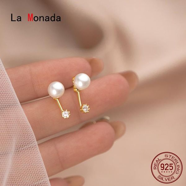 stud la monada round synthetic pearl sterling silver earrings women fine in 925 jewelry woman, Golden;silver
stud la monada round synthetic pearl sterling silver earrings women fine in 925 jewelry woman, Golden;silver