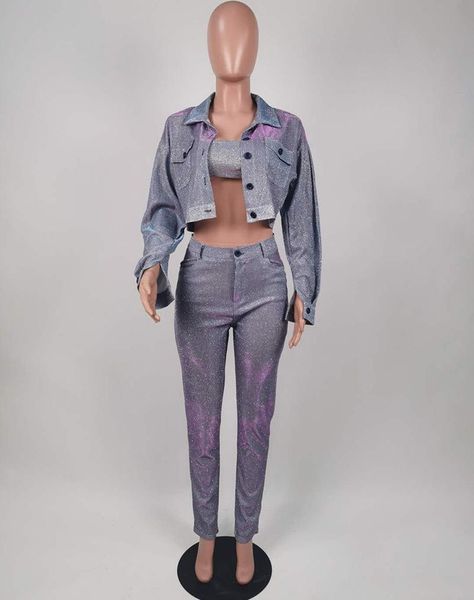 mathing sets bomber jacket +tube + trousers 3 piece outfits glitter filament clubwear women crop and pants set xxl, Gray
mathing sets bomber jacket +tube + trousers 3 piece outfits glitter filament clubwear women crop and pants set xxl, Gray