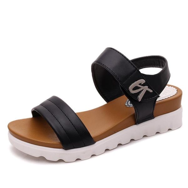 women shoes 2020 summer new magic stickers flats sandals women wedges shoes muffin bottom fish mouth casual students, Black
women shoes 2020 summer new magic stickers flats sandals women wedges shoes muffin bottom fish mouth casual students, Black