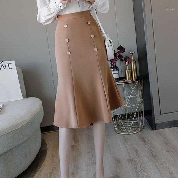 autumn new style high waist fishtail skirt bag hip skirt all-match half-length female black slim mid-length1
autumn new style high waist fishtail skirt bag hip skirt all-match half-length female black slim mid-length1