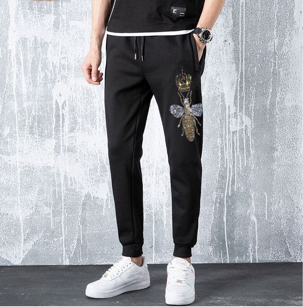 new men 2020 hip hop jogging streetwear strass pants breathable fall male drill sweatpants x0bq, White;black
new men 2020 hip hop jogging streetwear strass pants breathable fall male drill sweatpants x0bq, White;black